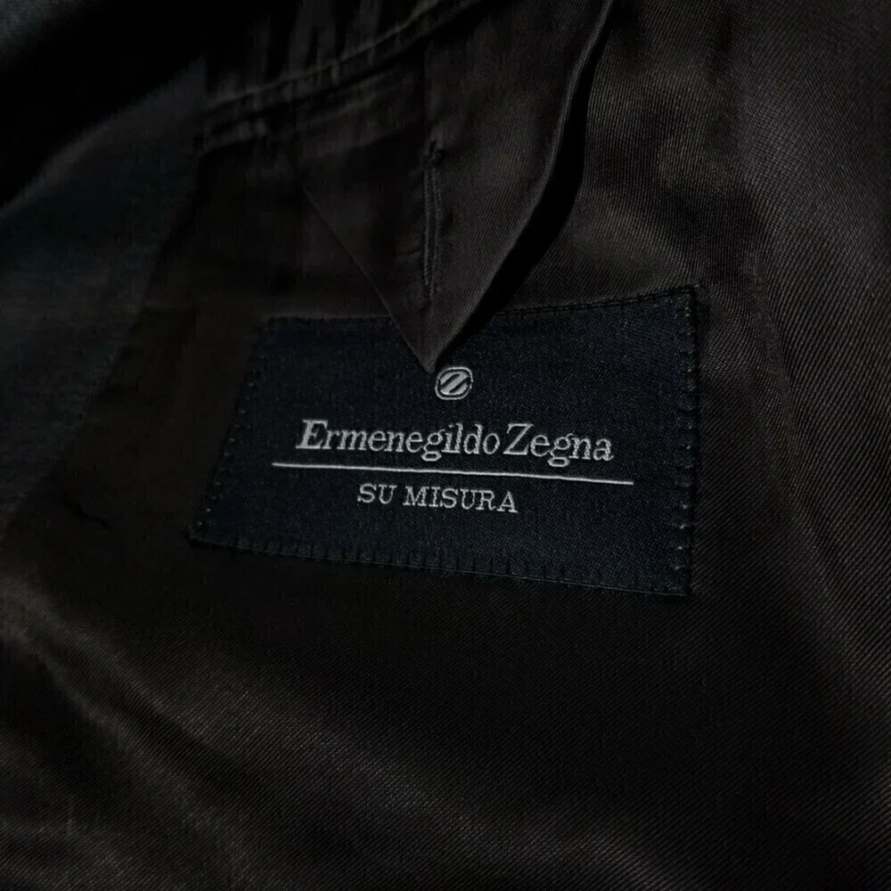 Ermenegildo Zegna 15 milmil 15 Luxe 100% Wool Blazer 3 Button Suit Jacket Men 44